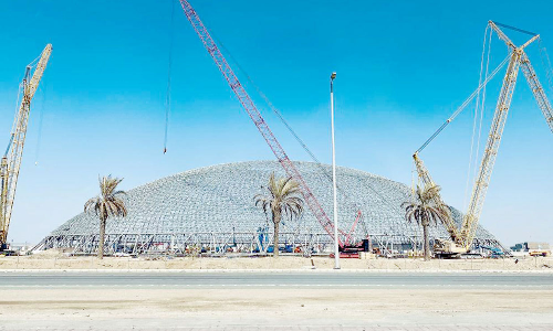 ലോ​ക​ത്തി​ലെ ഏ​റ്റ​വും വ​ലി​യ താ​ഴി​ക​ക്കു​ടം ജി​ദ്ദ​യി​ൽ പൂ​ർ​ത്തി​യാ​വു​ന്നു