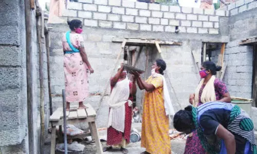 വനിതകളുടെ കരവിരുതിൽ അംഗൻവാടിക്ക് പുതുകെട്ടിടം