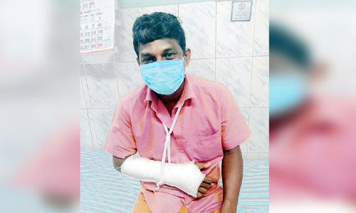 ല​ഹ​രി മാ​ഫി​യ യുവാവിനെ വീട്ടിൽ കയറി ആക്രമിച്ചു