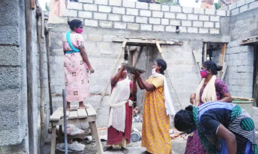 വനിതകളുടെ കരവിരുതിൽ അംഗൻവാടിക്ക് പുതുകെട്ടിടം