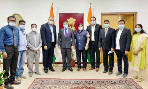 ഡബ്ല്യു.എം.എഫ്​ ഭാരവാഹികൾ അംബാസഡ​റെ സന്ദർശിച്ചു