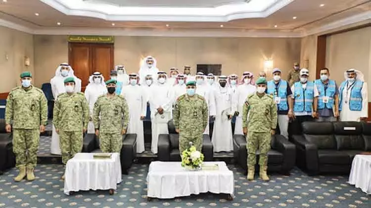 നാ​ഷ​ന​ൽ ഗാ​ർ​ഡി​ൽ​നി​ന്ന്​ വി​ര​മി​ച്ച​വ​രു​ടെ കോ​വി​ഡ്​​കാ​ല സേ​വ​ന​ത്തെ ആ​ദ​രി​ച്ചു