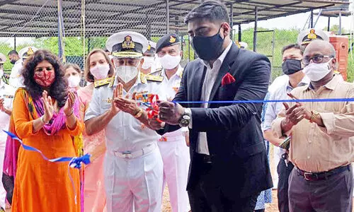 പ്ലാസ്​റ്റിക് മാലിന്യത്തിന്​ പുനരുപയോഗ സംവിധാനം ഒരുക്കി നാവികസേന