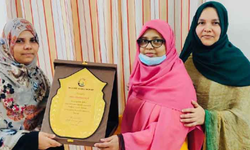 ഷമീറ ഖലീലിന്​ വെൽഫെയർ കേരള യാത്രയയപ്പ് നൽകി