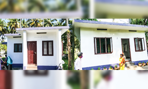 വീടെന്ന സ്വപ്നം യാഥാർഥ്യമായി; സന്തോഷത്തിൽ രണ്ടു കുടുംബം
