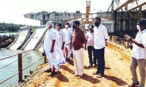 തലശ്ശേരി-മാഹി ബൈപാസ്: പാലത്തിന്‍റെ ബീമുകള്‍ തകര്‍ന്നതിലെ വിവാദം അനാവശ്യം –മന്ത്രി