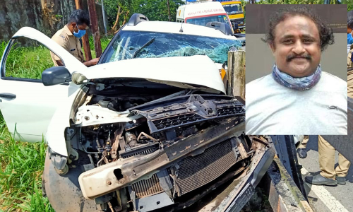 നടനും ഹ്രസ്വചിത്ര സംവിധായകനുമായ സലീഷ് വെട്ടിയാട്ടില്‍ വാഹനാപകടത്തില്‍ മരിച്ചു