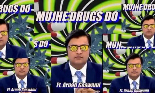 ഡ്രഗ്​ വേണമെന്ന്​ അലറിവിളിച്ച്​ അർണബ്​;  ആരെങ്കിലും അയാൾക്കത്​ കൊടുക്കണമെന്ന്​ പ്രകാശ്​രാജ്​