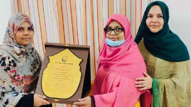 ഷമീറ ഖലീലിന് വെൽഫെയർ കേരള യാത്രയയപ്പ് നൽകി ഷമീറ ഖലീലിന് വെൽഫെയർ കേരള യാത്രയയപ്പ് നൽകി