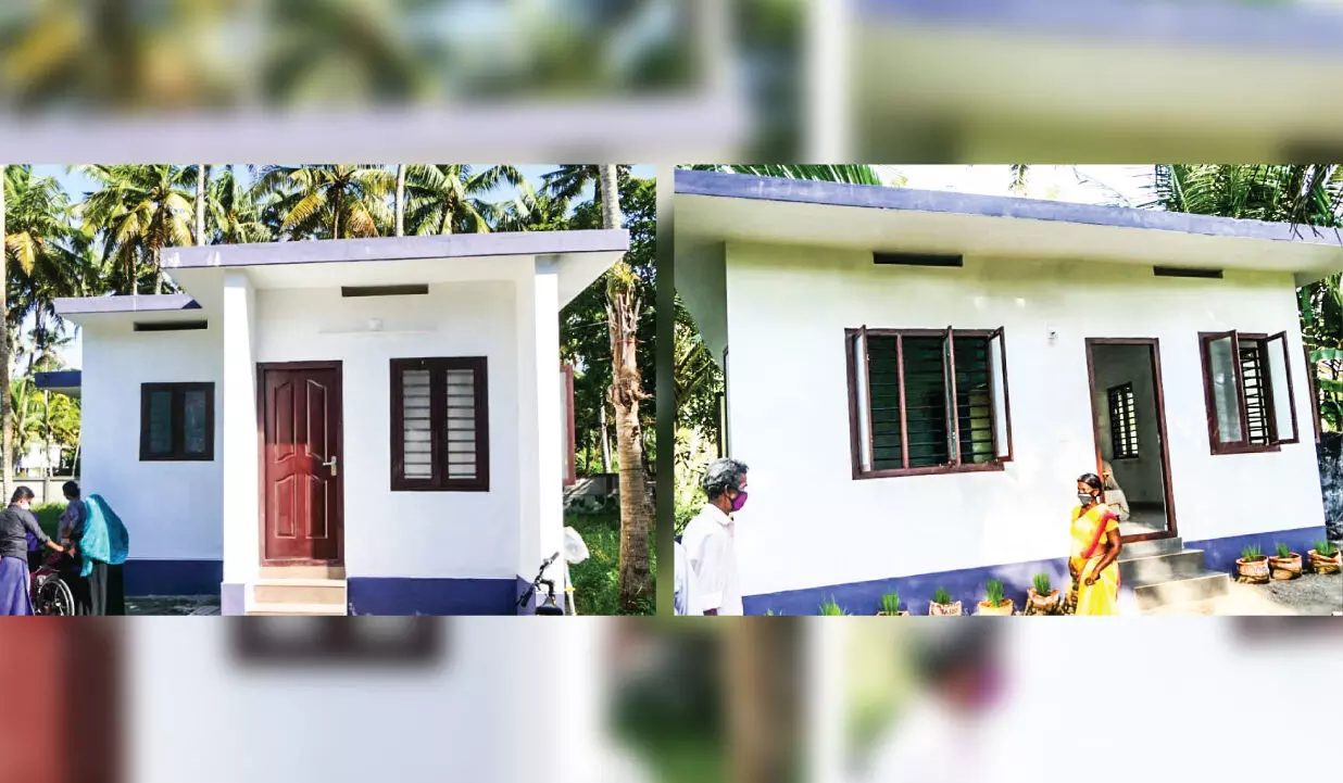 വീടെന്ന സ്വപ്നം യാഥാർഥ്യമായി; സന്തോഷത്തിൽ രണ്ടു കുടുംബം