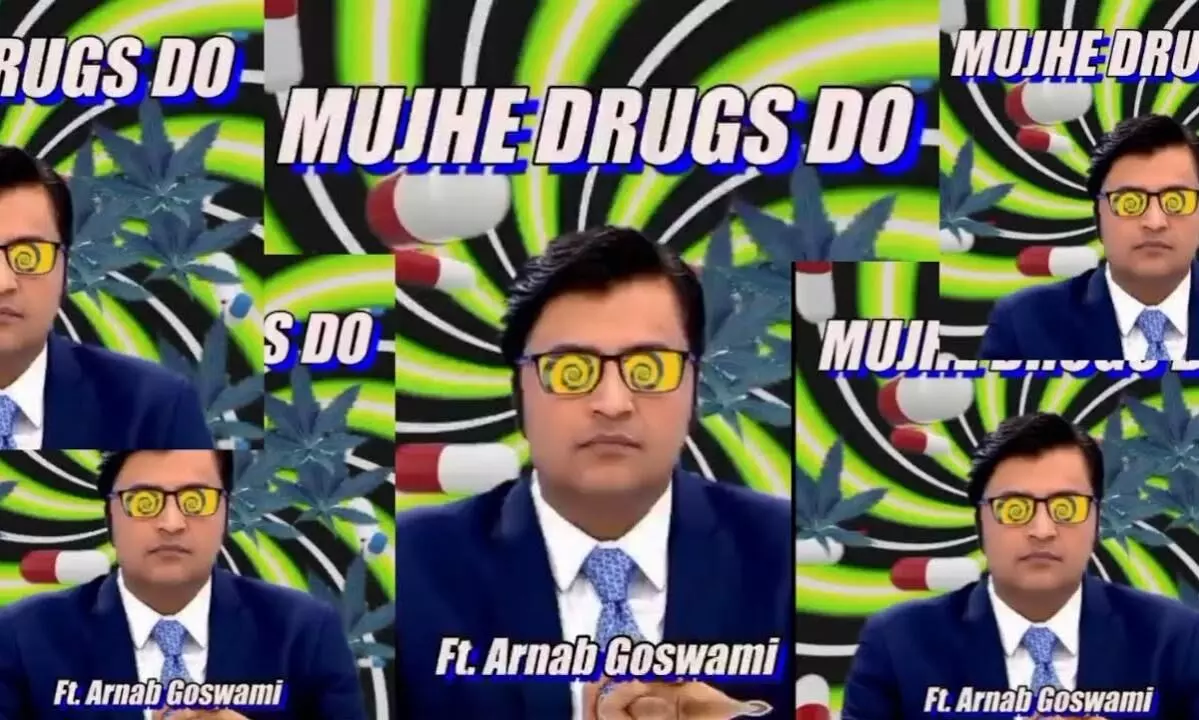 ഡ്രഗ്​ വേണമെന്ന്​ അലറിവിളിച്ച്​ അർണബ്​;  ആരെങ്കിലും അയാൾക്കത്​ കൊടുക്കണമെന്ന്​ പ്രകാശ്​രാജ്​