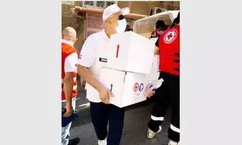 ല​ബ​നാ​നി​ൽ 10,000 ഭ​ക്ഷ​ണ​ക്കി​റ്റ്​ ന​ൽ​കി