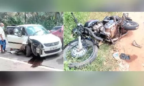 എം.സി റോഡിൽ വീണ്ടും വാഹനാപകടം: രണ്ടുപേർ ഗുരുതരാവസ്ഥയിൽ