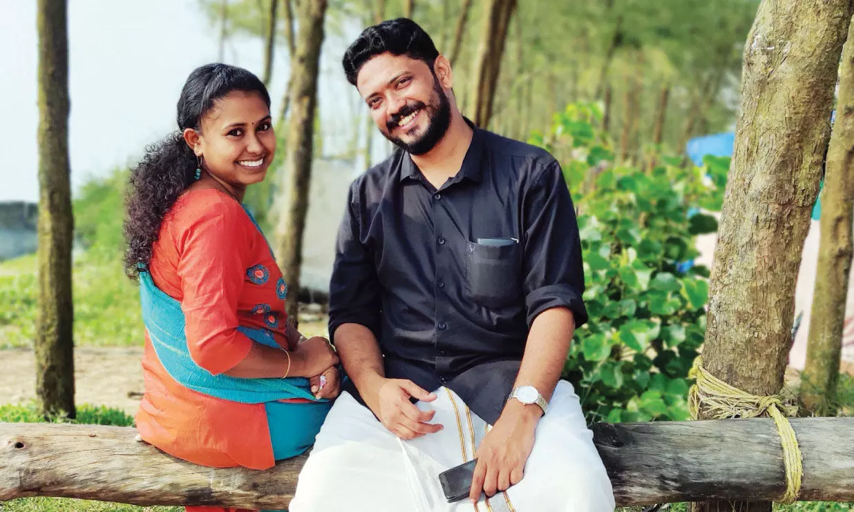 സാനുവിനും ഗാഥക്കും ഒന്നാം ഓണം സാനുവിനും ഗാഥക്കും ഒന്നാം ഓണം