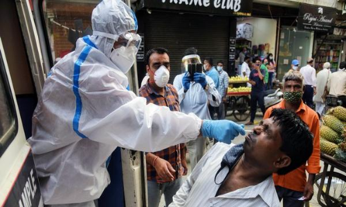 ഇന്ത്യയിൽ കോവിഡ്​ ബാധിതരുടെ എണ്ണം 37 ലക്ഷത്തിലേക്ക്​; മരണസംഖ്യ 65,000 കടന്നു