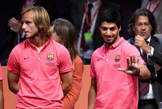 സുവാരസ് ക്രിസ്റ്റ്യാനോക്കൊപ്പം; റാകിടിച്ച് സെവിയ്യയിൽ സുവാരസ് ക്രിസ്റ്റ്യാനോക്കൊപ്പം; റാകിടിച്ച് സെവിയ്യയിൽ