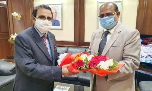 സോമൻ ബേബി ഇന്ത്യൻ അംബാസഡറുമായി കൂടിക്കാഴ്​ച നടത്തി