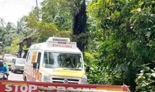 ആം​ബു​ല​ന്‍സി​ല്‍ ക​ര്‍ട്ട​നും സ്​​റ്റി​ക്ക​റും പാ​ടി​ല്ല –ആ​ര്‍.​ടി.​ഒ