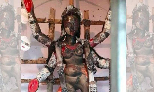 കാളി വിഗ്രഹം​​ മതസംഘം തീയി​ട്ടെന്ന്​ ബി.ജെ.പി എം.പി; ഇല്ലെന്ന്​ ക്ഷേത്രം അധികൃതർ