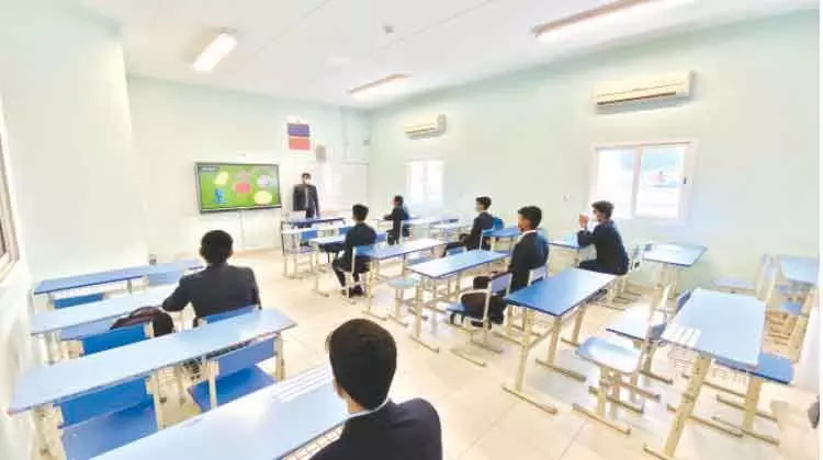 സുരക്ഷ മുൻകരുതലുകളോട ഇന്ത്യൻ സ്​കൂളുകളും തുറന്നു