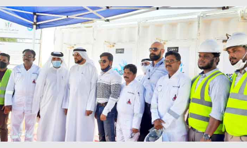 പൊരിവെയിലിൽ പണിയെടുക്കുന്ന തൊഴിലാളികൾക്ക്​ ആശ്വാസമേകാൻ കൂൾ ഓഫ് കാബിനുകൾ