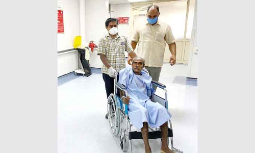 ഭാസ്​കരൻ ഇന്ന്​ നാട്ടിലേക്ക്​; സുമനസ്സുകളുടെ സഹായവും പ്രതീക്ഷിച്ച്