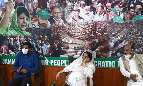 നേതാക്കളെ വീട്ടിൽ തടഞ്ഞ്​ പി.ഡി.പിയുടെ ആദ്യ യോഗത്തിന്​ ​ തടയിട്ടു