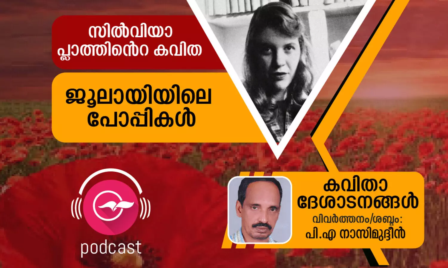 സിൽവിയ പ്ലാത്തിന്‍റെ കവിത - ജൂലായിയിലെ പോപ്പികൾ