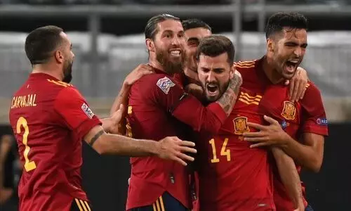 യുവേഫ നേഷൻസ് ലീഗ്; 95ാം മിനിറ്റിൽ രക്ഷകനായി ലൂയിസ് ഗായ; ജർമനിയെ തളച്ച് സ്പെയിൻ യുവേഫ നേഷൻസ് ലീഗ്; 95ാം മിനിറ്റിൽ രക്ഷകനായി ലൂയിസ് ഗായ; ജർമനിയെ തളച്ച് സ്പെയിൻ