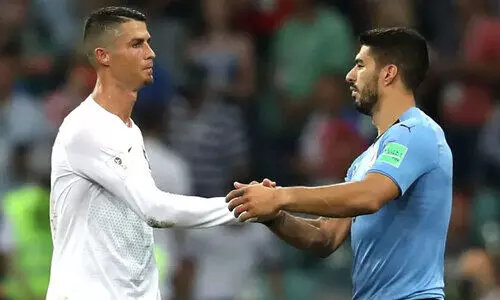 സുവാരസ്​ ഇനി പന്തുതട്ടുക റൊണാൾഡോക്കൊപ്പം