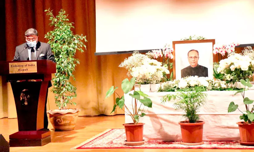 പ്രണബ്​ മുഖർജി ഭരണഘടന മൂല്യങ്ങൾക്കനുസരിച്ച്​ രാജ്യത്തെ നയിച്ചു –അംബാസഡർ