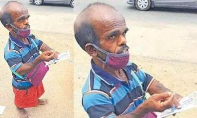 അഭിനയത്തിന് കോവിഡ് കട്ട്; ലോട്ടറി വിറ്റ് ഷൺമുഖൻ അഭിനയത്തിന് കോവിഡ് കട്ട്; ലോട്ടറി വിറ്റ് ഷൺമുഖൻ