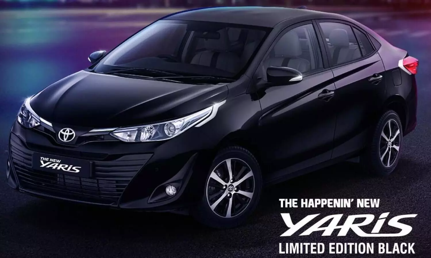 കറുത്ത കുതിരയെ രംഗത്തിറക്കി ടൊയോട്ട; യാരിസ്​ ബ്ലാക്​ എഡിഷൻ വിൽപ്പനക്ക്​
