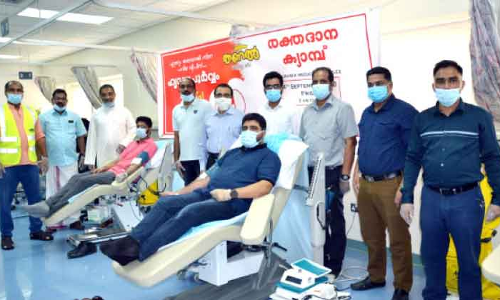 തണൽ രക്തദാന ക്യാമ്പ്​ നടത്തി