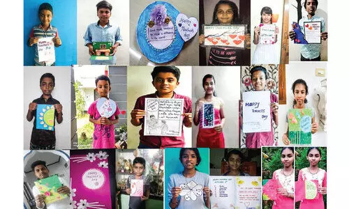 അധ്യാപക ദിനാചരണം: അധ്യാപകര്ക്കും മന്ത്രിക്കും വിവിധ ഭാഷകളില് ആശംസ കാർഡുമായി വിദ്യാർഥികൾ അധ്യാപക ദിനാചരണം: അധ്യാപകര്ക്കും മന്ത്രിക്കും വിവിധ ഭാഷകളില് ആശംസ കാർഡുമായി വിദ്യാർഥികൾ