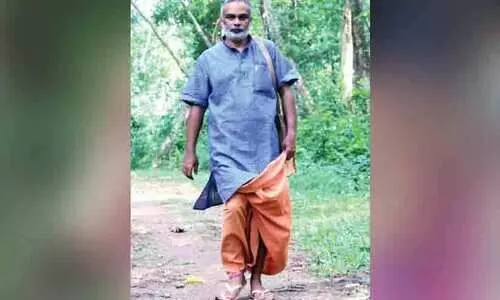 പച്ച അധ്യാപകൻ; ഇത്​ ബിനുമാഷി​െൻറ മാതൃകപാഠം