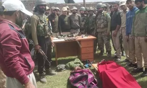 രണ്ട്​ ഹിസ്​ബുൽ മുജാഹിദീൻ തീവ്രവാദികളുടെ മൃതദേഹം കിഷൻഗംഗ നദിയിൽ