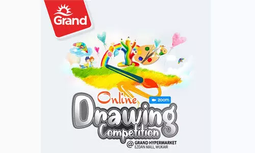 ഗ്രാൻഡ് ബാക്ക്​ ടു സ്​റ്റഡി പ്രമോഷൻ; കുട്ടികളുടെ ചിത്രചരനാ മൽസരം വ്യത്യസ്​തമായി