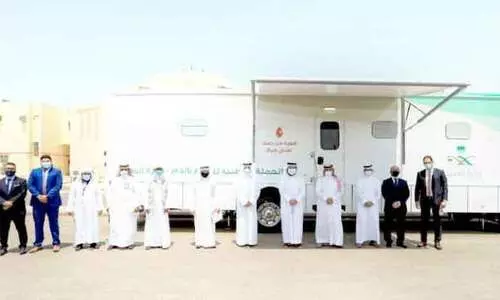 ര​ക്ത​ദാ​ന മൊ​ബൈ​ൽ യൂ​നി​റ്റ്​ ഉ​ദ്​​ഘാ​ട​നം ചെ​യ്​​തു