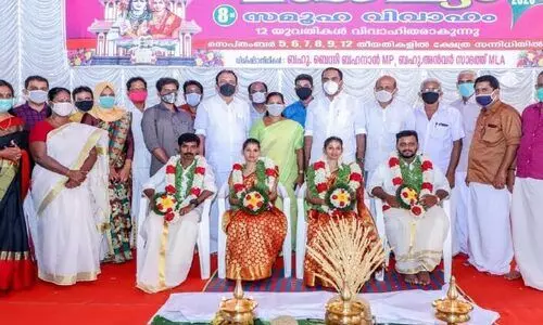 തി​രു​വൈ​രാ​ണി​ക്കു​ളത്ത്​ മംഗല്യം–2020 സമൂഹ വിവാഹം