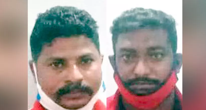 വാഹനപരിശോധനക്കിടെ എസ്.െഎയെ ബൈക്ക് ഇടിച്ചുവീഴ്ത്തിയ രണ്ടുപേർ പിടിയിൽ വാഹനപരിശോധനക്കിടെ എസ്.െഎയെ ബൈക്ക് ഇടിച്ചുവീഴ്ത്തിയ രണ്ടുപേർ പിടിയിൽ