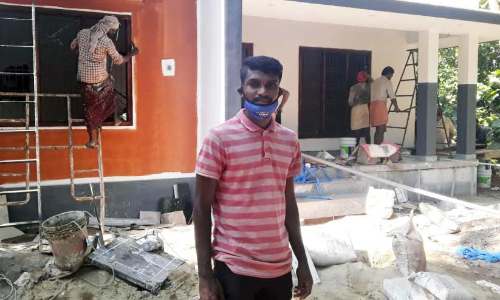 സര്‍ക്കാറി​െൻറ തണലില്‍ ഫുട്​ബാൾ താരം കെ.പി. രാഹുലിന് സ്വന്തം ഭവനം