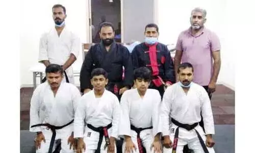 ബ്ലാ​ക്ക്​ ബെ​ൽ​റ്റ്​ നേ​ടി