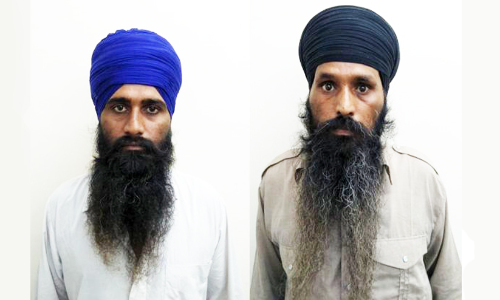 നിരോധിത ഭീകര സംഘടന ബബ്ബർ ഖൽസയുടെ രണ്ട് പ്രവർത്തകർ അറസ്റ്റിൽ