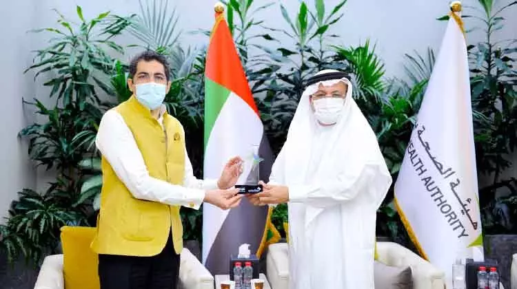 ആരോഗ്യ മേഖലയിൽ ഇന്ത്യ–യു.എ.ഇ സഹകരണം ഉറപ്പാക്കി കൂടിക്കാഴ്​ച