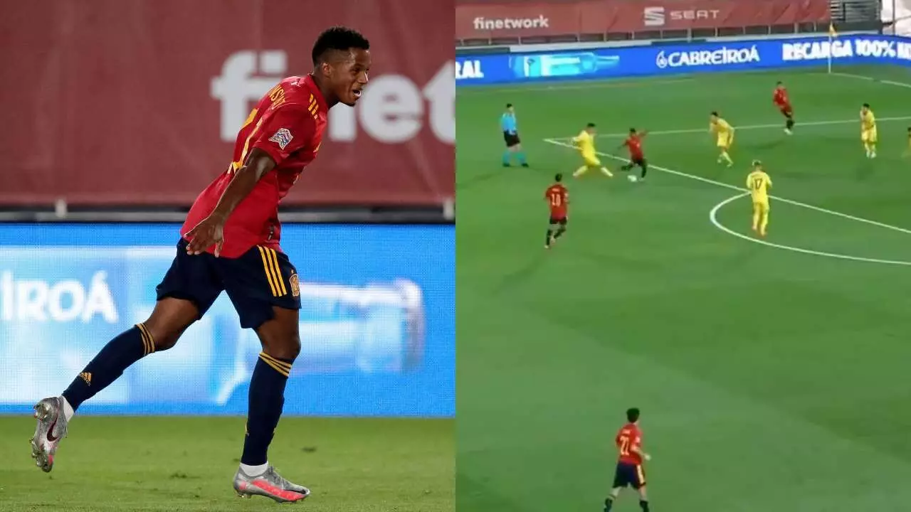 സ്​പെയി​നി​െൻറ പ്രായം കുറഞ്ഞ സ്​കോററായി ഫാത്തി; യുക്രൈനിനെ ത​കർത്ത്​ സ്​പാനിഷ്​ പട