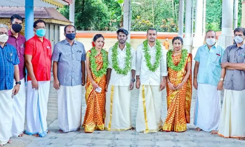 മംഗല്യം-2020ൽ രണ്ടാം ദിനം താരമായി വധുവിെൻറ അമ്മ ഷീല മംഗല്യം-2020ൽ രണ്ടാം ദിനം താരമായി വധുവിെൻറ അമ്മ ഷീല