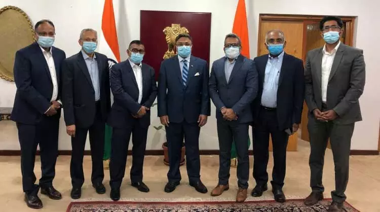 കുവൈത്ത്​ എൻജിനീയേഴ്‌സ് ഫോറം ഭാരവാഹികൾ അംബാസഡറെ സന്ദർശിച്ചു