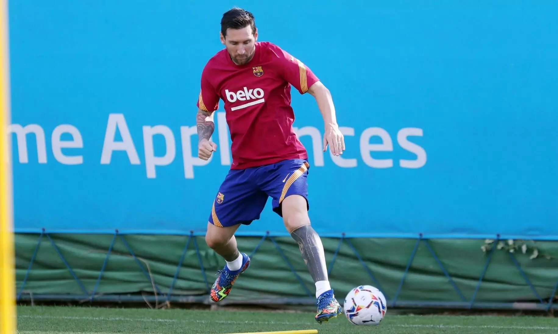 messi training