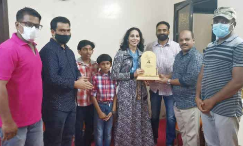 ന​ഴ്‌​സ്​ ഷീ​ബ എ​ബ്ര​ഹാ​മി​നെ ഇ​ന്ത്യ​ൻ സോ​ഷ്യ​ൽ ഫോ​റം അ​നു​മോ​ദി​ച്ചു